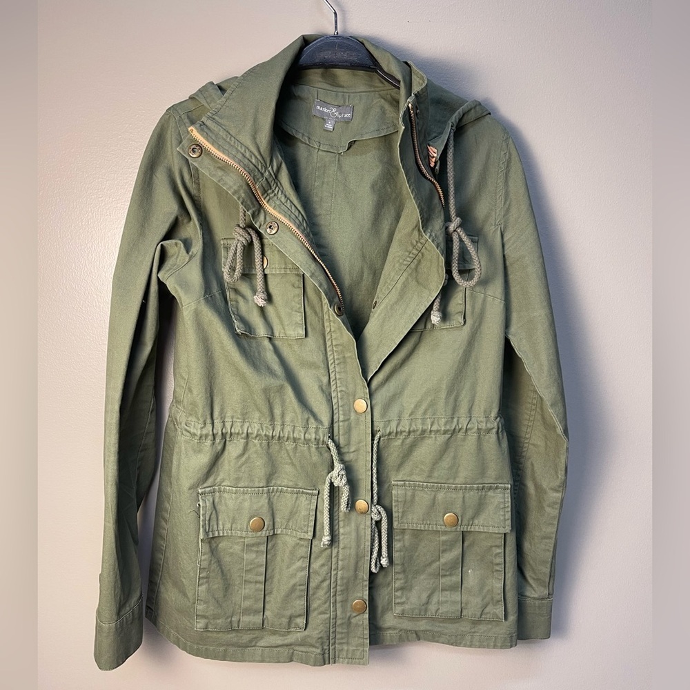 Market & Spruce Sage Utility Jacket